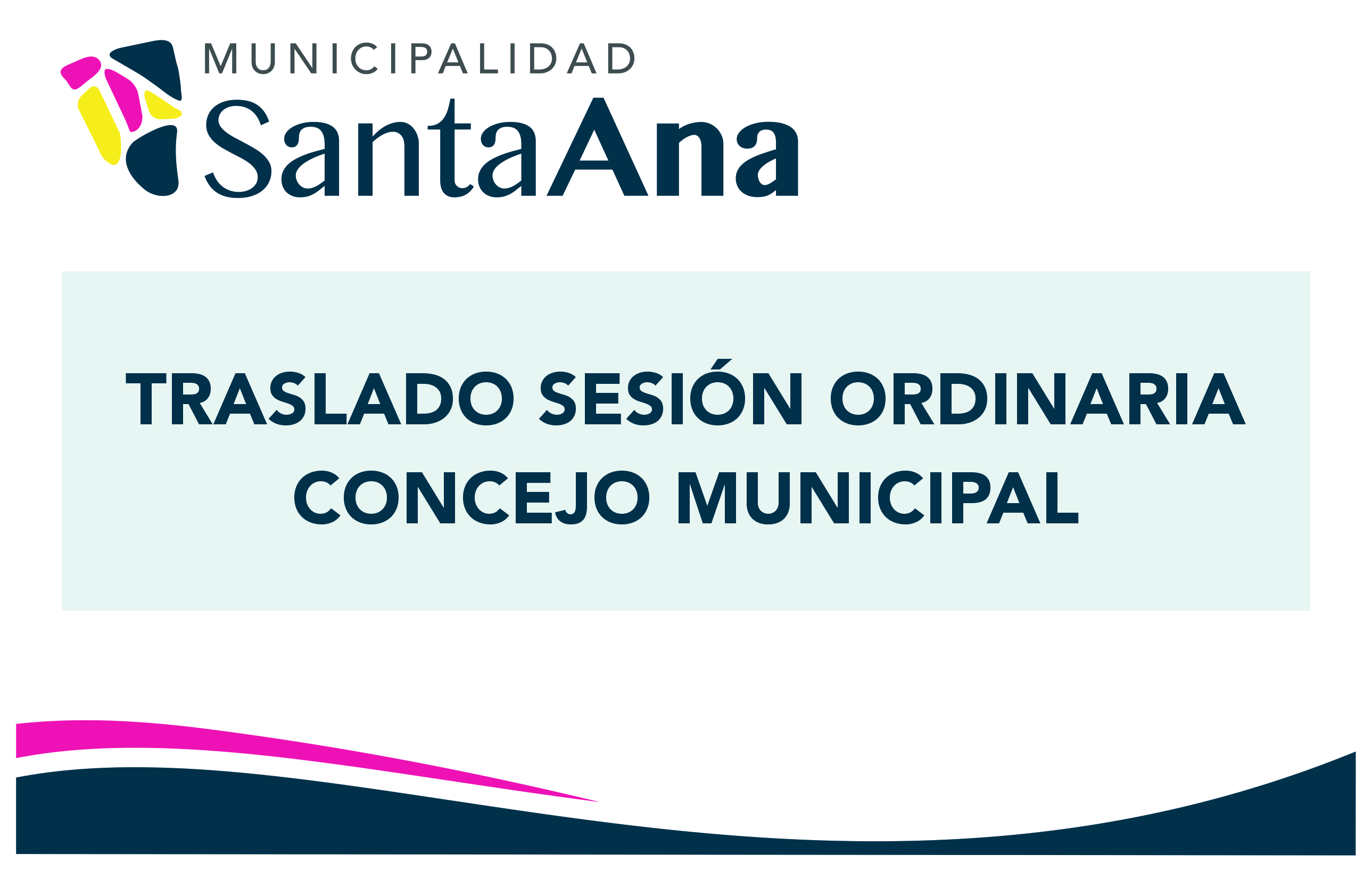 Anuncio Traslado Sesin Concejo Municipal