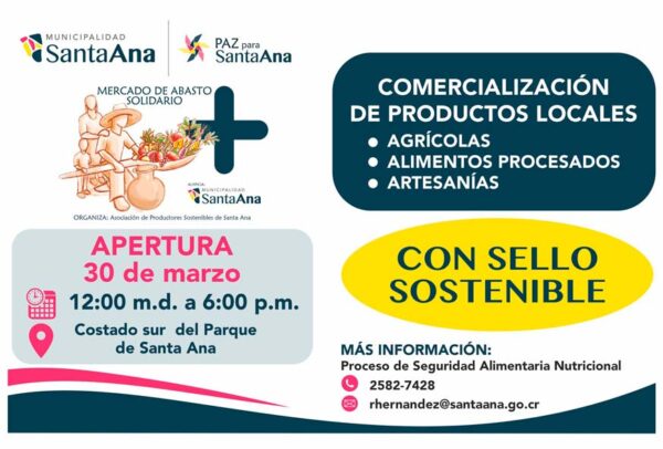 Parque de Santa Ana se convertirá en vitrina para 33 productores locales que garantizan prácticas amigables con el ambiente