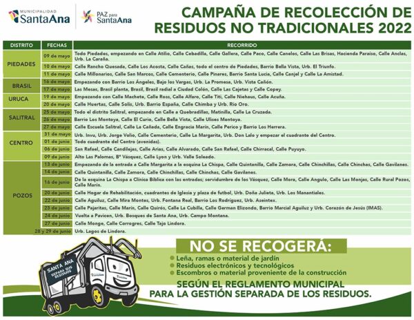 Campaña Recolección de Residuos No Tradicionales 2022